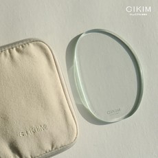 투명 파데 블렌딩 파레트 파운데이션 네일아트 베이스 믹싱 팔레트 메이크업 스파츌라 믹싱팔레트, 1개, 가방포함 타원형