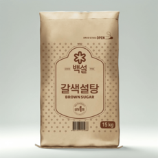 백설 갈색 설탕 15kg