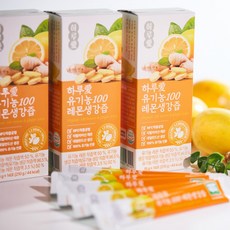 [3박스] 하루애 유기농 레몬생강즙15g X 14포 진저 레몬티