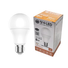Rich 전구조명 8W전구 알전구 LED램프