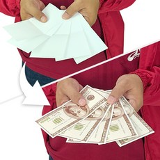 JL매직 없던 돈도 만들어낸다!! 지폐마술 돈마술 초급마술 입문마술 마술배우기 마술도구 클로즈업 공연 매직 소품 초보용 페이퍼투빌, 2개