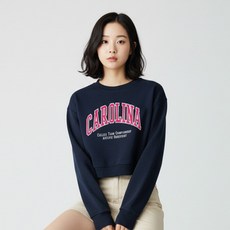 캐롤라이나 크롭 맨투맨 5컬러