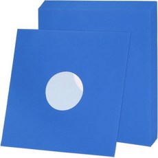 MECCANIXITY LP커버 레코드보관 바이닐보호 메카닉시티 12인치 x12인치 비닐 레코드 내부 종이 슬리브 10개 110GSM 정전기 방지 크래프트 재킷 센터 홀LP 앨범, 12"x12", Navy Blue