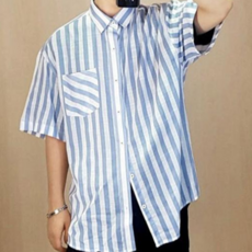 린넨 부루스 스트라이프셔츠_WFHKJOL