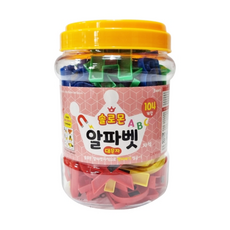 세계유통 솔로몬 알파벳 대문자 자석글자, 104피스, 1개