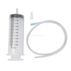 500ml 대용량 주사기 공업용 오일 정비 소분 실험용 잉크 충전 다용도