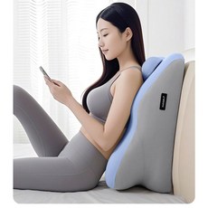 體位枕 靠背 靠枕 趴睡枕 床上房事枕 舒緩情趣配件, 【藍灰拼色-基礎款】情趣貼合/按摩點支撐