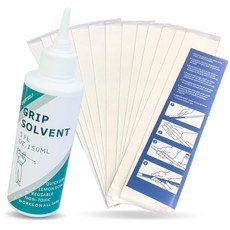 CRESTGOLF 골프그립교체 용품 2종 풀세트 셀프그립 교체 용품 솔벤트 양면테이프, 1세트, 혼합 컬러