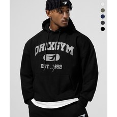 DRIX 시그니처 그래픽 오버핏 스웨트 후드_5clr
