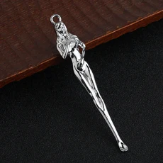 휴대용 귀 숟가락 레트로 황동 드래곤 야외 리무버 클리너 큐렛 귀 왁스 스푼 키 체인 펜던트 귀 청소, 03 76-1Pc, 5g, 1