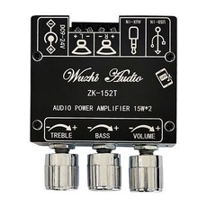 ZK-302 ZK-302T ZK-LT21 ZK-152 ZK-152T Bluetooth 오디오 디지털 전력 증폭기 보드 모듈 30W + 15W 하이 로우 톤, 02 ZK-152T