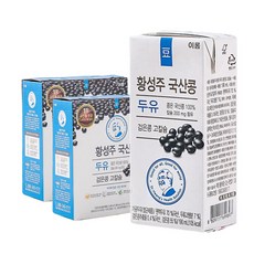 [황성주두유] 검은콩 고칼슘 건강음료, 24개, 190ml