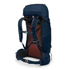 Osprey Kestrel 48L 輕量健行登山背包 附防雨背包套, M/L, 湖泊藍