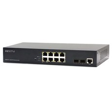 매니지먼트 8포트 기가POE+GbE 2SFP 130W 스위치 NEXT-POE4822TPL2-SFP, 1개