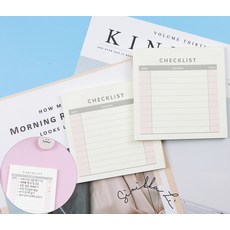 메모지 체크리스트 공부용 노트패드