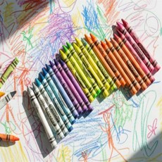 밍스 수성크레용 24색 어린이미술도구