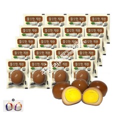 자연애찬 쫄깃한 계란 x 20개+자색옥춘사탕 20g 번들세트, 20개, 1구