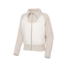 와이드앵글 (WWW23K15) 여성 CO 패딩 풀집업 스웨터