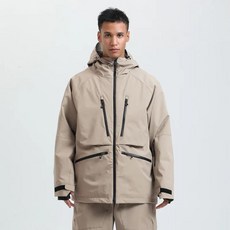 스노우 아웃도어 스포츠 스노우보드 코트 방수 통기성 스키 재킷 착용 겨울, 색상: 1. color1 / 크기: D. L, 1개