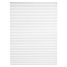 창용 블라인드 차양 부직포 자체 접착 커튼 조정 가능한 주름, White 60x180cm