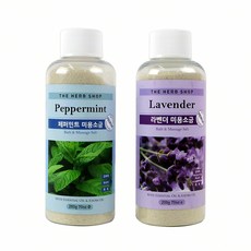 200g 마사지 미용소금 라벤더 페퍼민트 근육이완, 1개