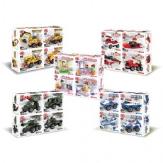 1200 20종 교재 블럭 20개묶음 - 변신 조립가능 놀이 선물용 홍보 달란트, 단품, 1개