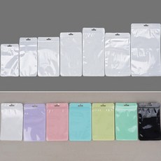 모멘티아몰 소품보관 지퍼백 10~16cm 위생지퍼백, 10.5x15 - 화이트