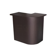 DIY 올라운드 900 1단 카운터 매장 식당 템바보드 미용실 카페 테이블 계산대 업소용, 화이트 (반광), 좌코너