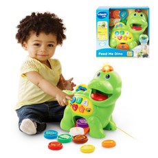 브이텍 아기장난감 공룡장난감 숫자세기 먹이주기장난감, 그린, 혼합, 브이텍, 공룡, 18개월