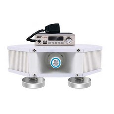 4방향 고출력 자동차 차량용 확성기 12v 24v 스피커, 400W (블루투스 리모컨) 고음4 저음4, 1개