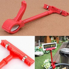 건shop디자인 엄지손모양 쇼클립 쇼카드케이스, 흰색-소