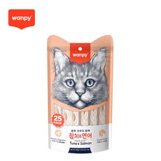 완피 크리미 퓨레 짜먹는 고양이 간식, 참치&연어, 350g, 1개