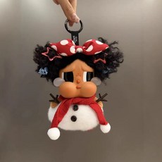 팝마트 크라이베이비 우아한 블랙 베리 컬렉션 인형옷 휴가 일기 시리즈 인형 제외, 올라프 세트(눈사람 옷+눈사람 손+스카프)-인형 제외, 1세대와 2세대는 보편적입니다