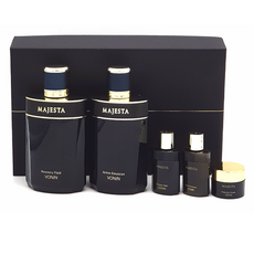 VONIN Majesta 特別男性基礎保養套組, 恢復液 150ml + 20ml + 活性乳液 120ml + 20ml + 保護霜 7ml, 1套