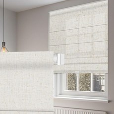 베리사 노 드릴 노 툴 무선 로만 셰이드 빛 차단 및 열 차단 실내용 창문용 로만 블라인드 맞춤형 프라이버시 린넨 로만 창문 셰이드(맞춤 사이즈