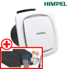 힘펠 싸이클론 환풍기 JV-201S 욕실 화장실 저소음 역류방지 전동댐퍼, 자가설치(직접설치), 고객직접설치