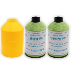 타일실 2000m 실통 목수실 수평실 먹실 면실, 1세트, 녹색