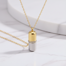 리플렉션 캡슐 초경량 네크리스, 1개