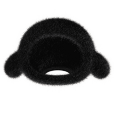 [AI ROPET 전용] KAMOMO ROBOT 헤어Hair, 블랙, 1개