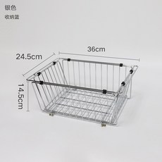 IGT桌單位折疊收納籃（附收納袋）, 1個, 銀色