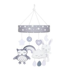 嬰幼兒音樂旋轉床鈴安撫玩具, 貓頭鷹款不含音樂盒支架:如圖, 1個