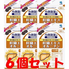 고바야시 제약 간 추출물 오르니틴 120알 약분×6개 세트, 1개