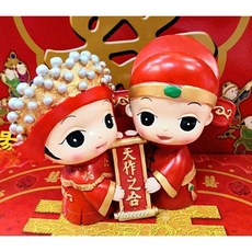 Nick小窩 樹脂娃娃 安床娃娃 結婚娃娃 嫁妝用品, 1個
