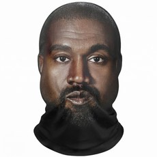 재린 병맛 킹받음 칸예 마스크 호날두 일로머스크 윌스미스 할로윈 병맛 얼굴 가리개 쓸데없는 웃긴 선물 쓸없선, 1개