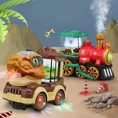 KC인증 코코다이노 코코트레인 공룡장난감 기차장난감 자동차장난감 분사스프레이, 1개, 코코다이노(공룡)