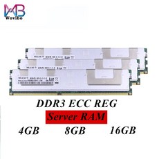 방열판이있는 컴퓨터 서버 RAM Intel Xeon cpu X58 X79 X99 마더 보드 240 핀 용 DDR3 ECC REG 4G 8GB 16GB 1333 1600MHz, 보여진 바와 같이, 2x 4GB 1600, 1개