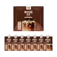 플라이밀 단백질 쉐이크 파우치 초코 7p, 45g, 7개 45g, 7개
