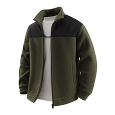 加絨加厚保暖情侶款運動棉服外套 - 防風運動夾克