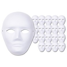 메잌미 종이탈 가면 만들기 아일렛끈, 20개, 어른탈