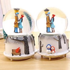 MURRAY 松立方水晶雪球音樂盒, 路燈夫婦